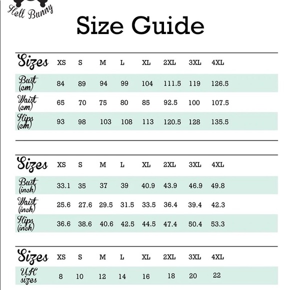 🌸Hell Bunny Bloomsbury Dress UK4X - Picture 5 of 5